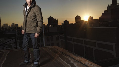 A Manhattan evening at twilight with Chaske Spencer and Peter Hurley
